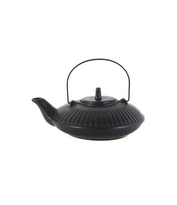 Ceramic serving teapot with...