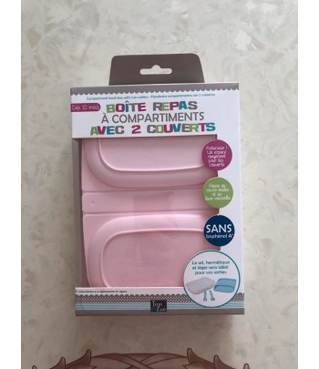 Compartmented meal box with...