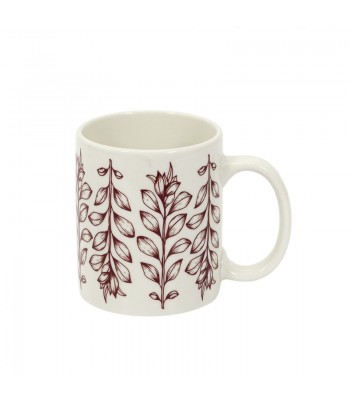 Cottage red porcelain mug...
