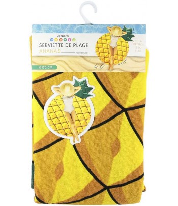 Pineapple beach towel