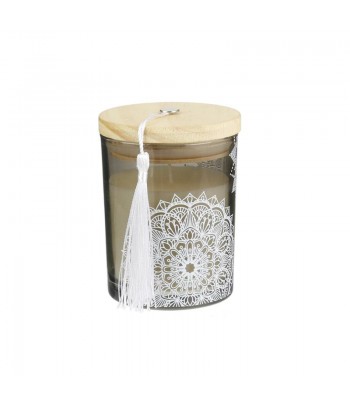 Scented candle wood top and...