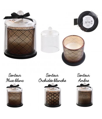 Chic spa bell scented candle
