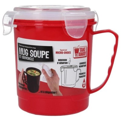 XXL Mug 800ml Airtight Lid – Soup & Hot Drinks | Senbonsplans Dakar