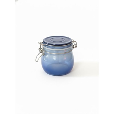 Bocal en verre dégradé bleu 50 CL