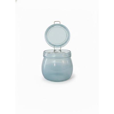 Bocal en verre dégradé bleu 50 CL