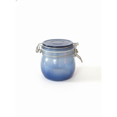 Bocal en verre dégradé bleu 50 CL