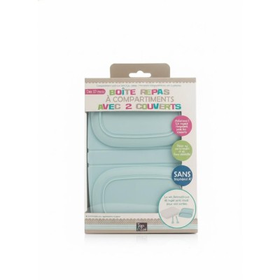 BOITE REPAS A COMPARTIMENT AVEC 2 CPOUVERTS
