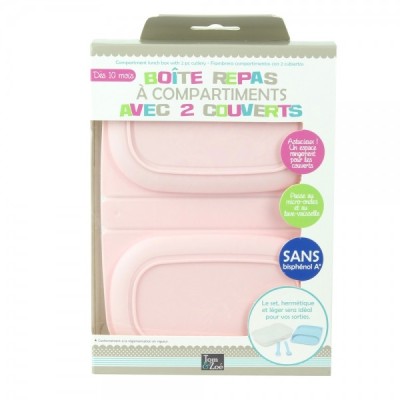 BOITE REPAS A COMPARTIMENT AVEC 2 CPOUVERTS