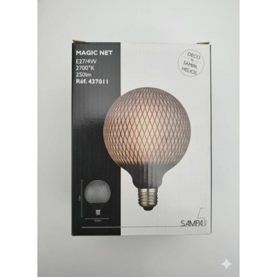 Ampoule Magic net Globe LED décor E27/4W