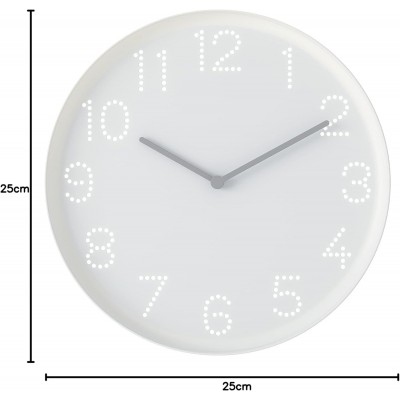 Horloge murale, blanc