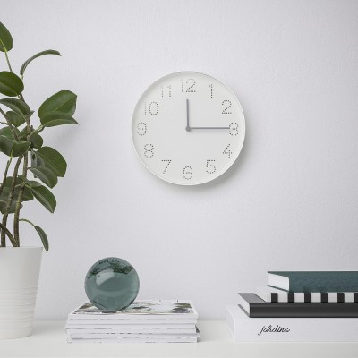 Modern White Wall Clock – Senbonsplans Dakar