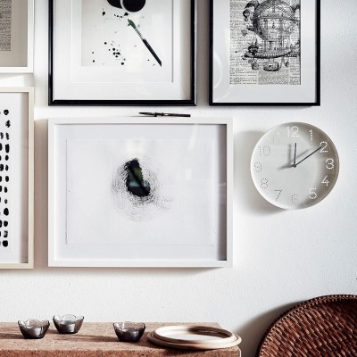 Horloge Murale Blanche Moderne – Senbonsplans Dakar