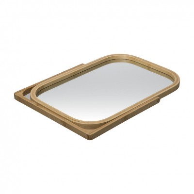 Miroir pivotant en Bambou