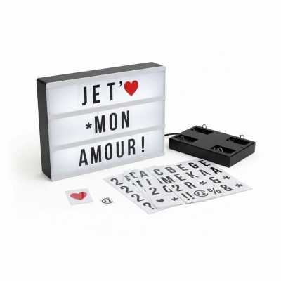LED Message Light Box – Senbonsplans Dakar