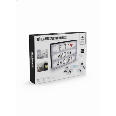 LED Message Light Box – Senbonsplans Dakar