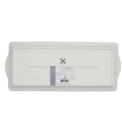 White Rectangular Porcelain Serving Platter – Senbonsplans