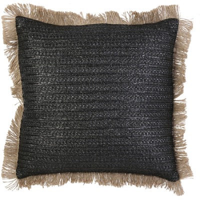 Coastal-Style Jute and Raffia Cushion | Senbonsplans Dakar