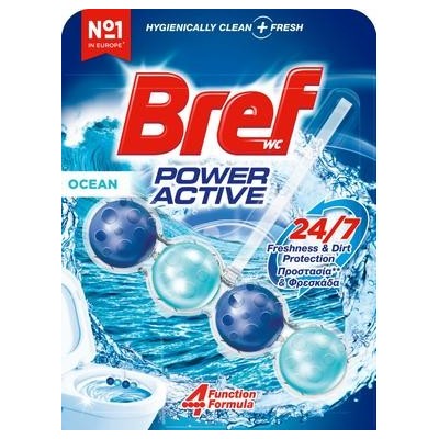 Bref Bref WC Power Activ Océan, nettoyant WC, nettoyage et fraîcheur pour vos toilette