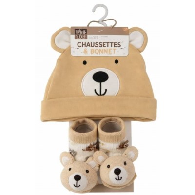 Tom et Zoé Chaussettes Bébé avec Bonnet – Senbonsplans