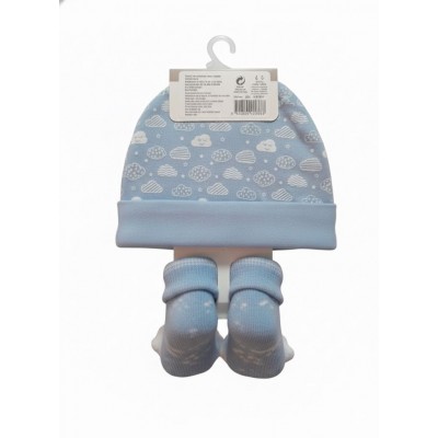 Tom et Zoë Chaussettes bébé avec bonnet