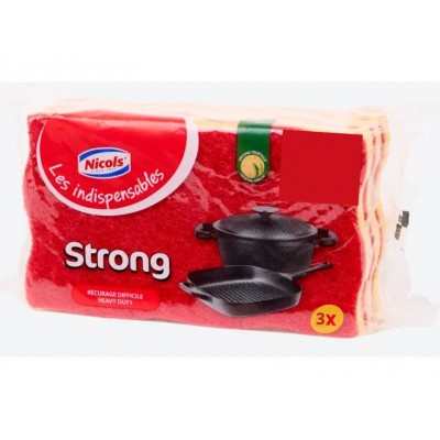 Grattantes Strong - Lot de 3 | Pour Saletés Tenaces