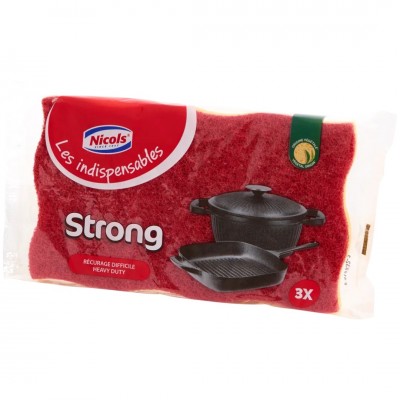 Grattantes Strong - Lot de 3 | Pour Saletés Tenaces