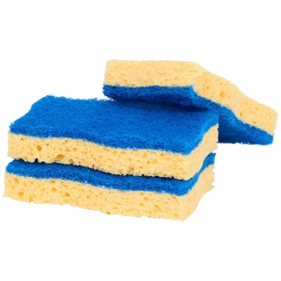 Nicols eponge a recurer bleu 3 pcs surface delicats