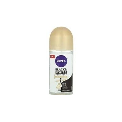 NIVEA Black & White Déodorant Roll-on Invisible Anti-transpirant 5 en 1 Femme