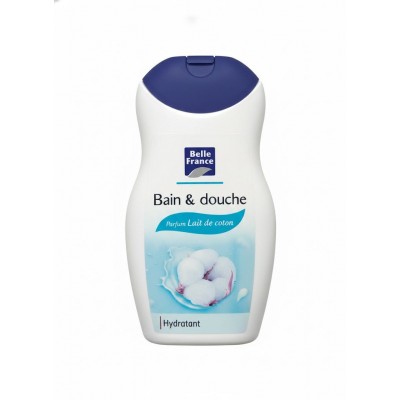 Bain et douche parfum Lait de coton BELLE FRANCE