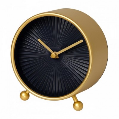 Horloge de Table SNOFSA Chic Bleu et Or – Senbonsplans