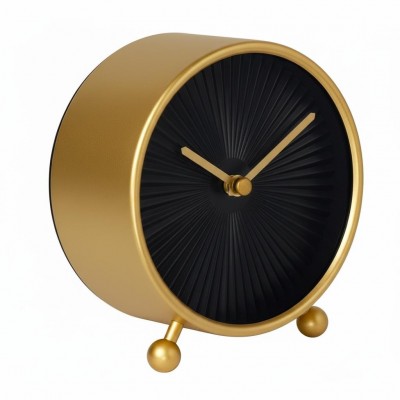 Horloge de Table SNOFSA Chic Bleu et Or – Senbonsplans