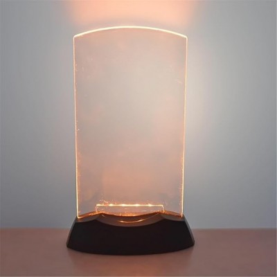 Porte-menu lumineux en plastique