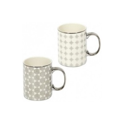 Mug Céramique 30cl Motif Argenté – Senbonsplans
