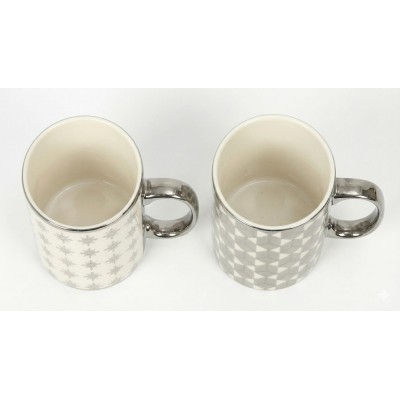 Ceramic Mug 30cl Silver Pattern – Senbonsplans