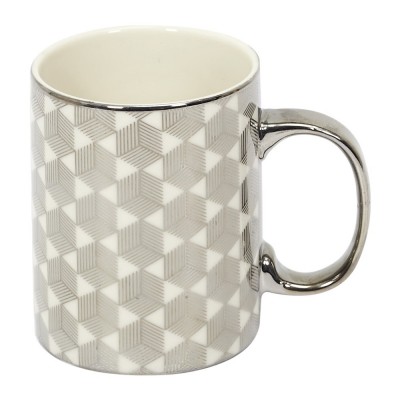 Mug Céramique 30cl Motif Argenté – Senbonsplans
