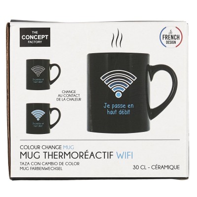 Mug Magique Thermosensible Noir – Senbonsplans Dakar