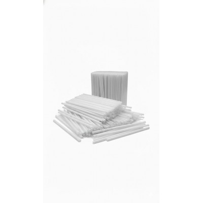 Lot de pailles en papier biodégradables à usage unique pour le thé et l'emballage de bulles