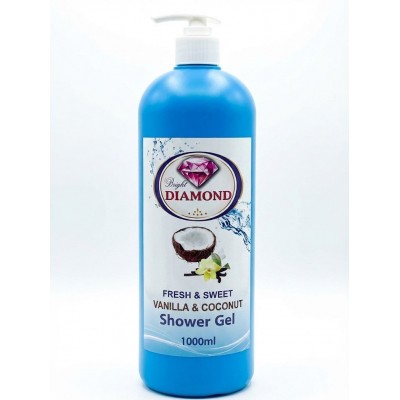 Gel douche Bright Diamond Fresh & Sweet Vanille & Noix de Coco.