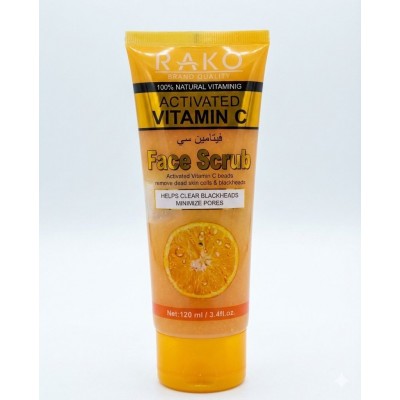 gommage visage à la vitamine C activée de la marque RAKO.