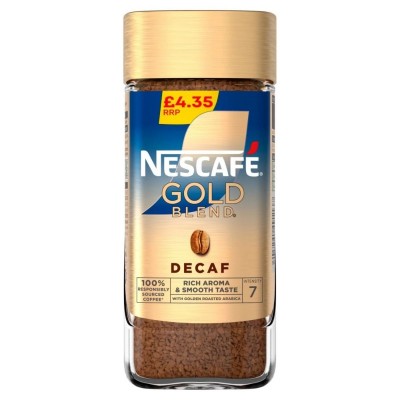 NESCAFE Gold Blend Decaf Coffee Granule Bottle