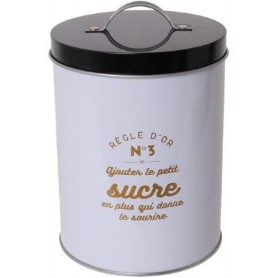 Boîte de Conservation Ronde Métal avec Poignée – Senbonsplans