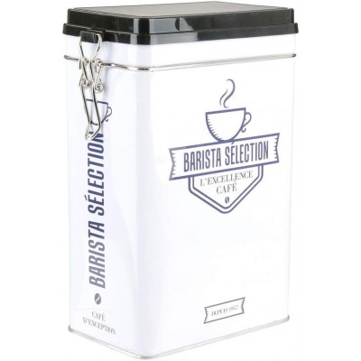 Boite en Métal à Clapet Barista