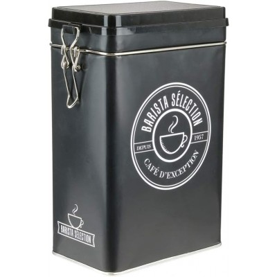 Boite en Métal à Clapet Barista