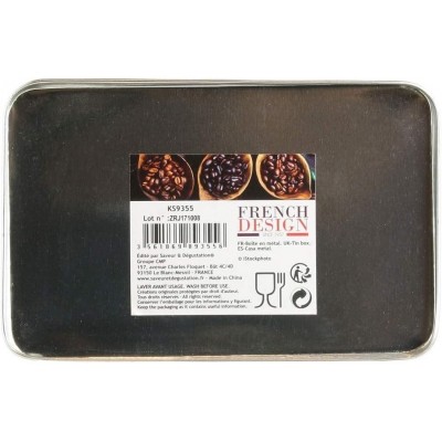 Boite en Métal à Clapet Barista