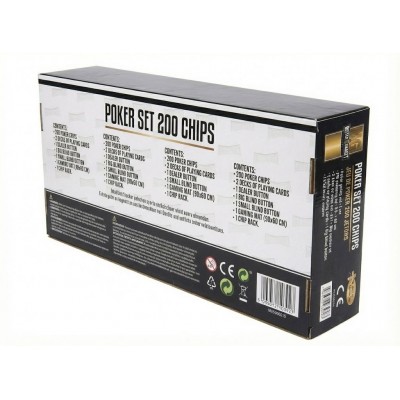 Jeu de Poker 200 Jetons – Coffret Complet avec Tapis | Senbonsplans Dakar