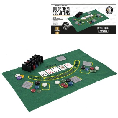 Jeu de poker 200 jetons