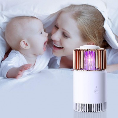 Lampe Anti-moustiques Contrôle des moustiques Lampe tueur de moustique piège à moustiques USB portable alimenté Accueil