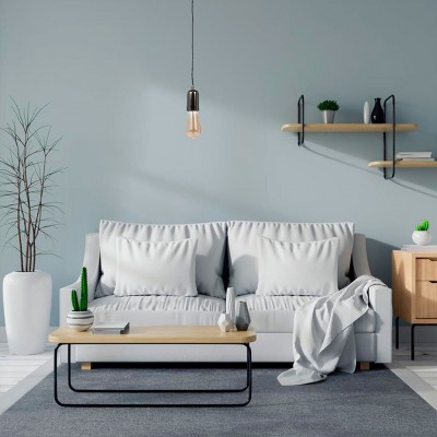 LAMPE SUSPENSION VINTAGE NOIR HOME DECO LIGHT