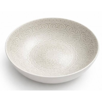 Ethnic Ceramic Bowl Plate 18.7cm – Senbonsplans