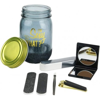 COSMETIC CLUB Coffret Mason Jar Beauté Noir
